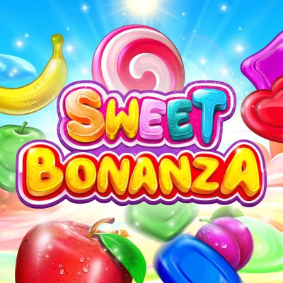 Sweet Bonanza online slot game tile available at Boo Casino Canada